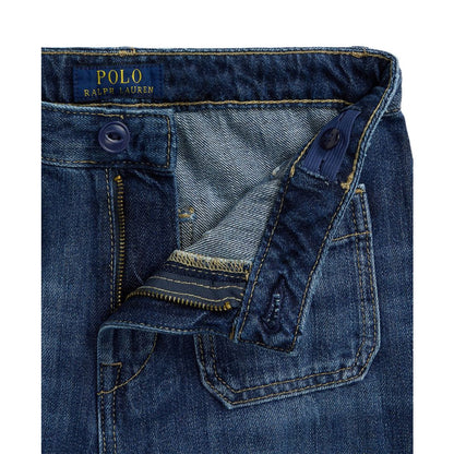 Polo Ralph Lauren Big Girls Logo Wide-Leg Jean
