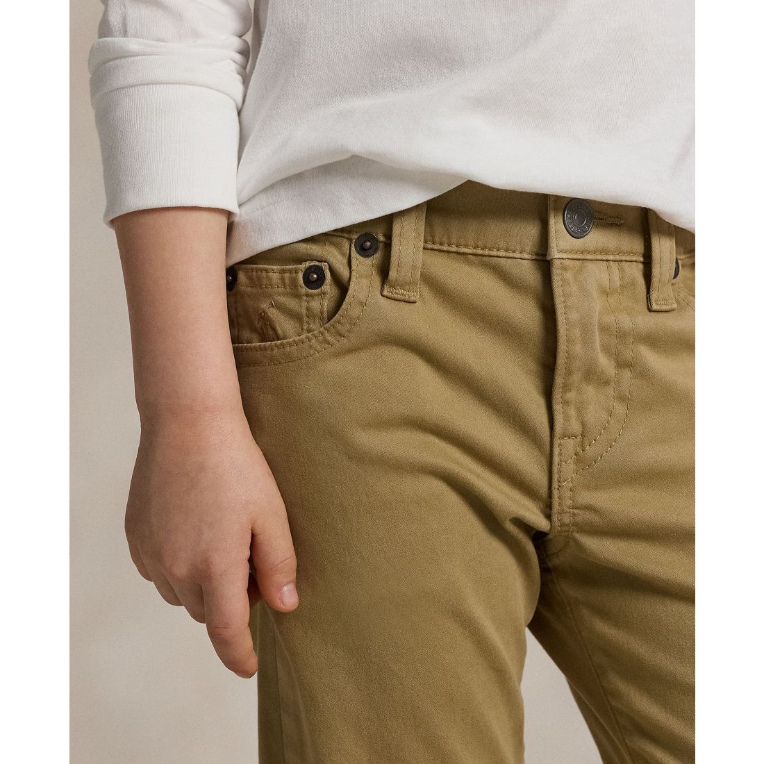 Polo Ralph Lauren Toddler and Little Boys Sullivan Slim Stretch Sateen Pant