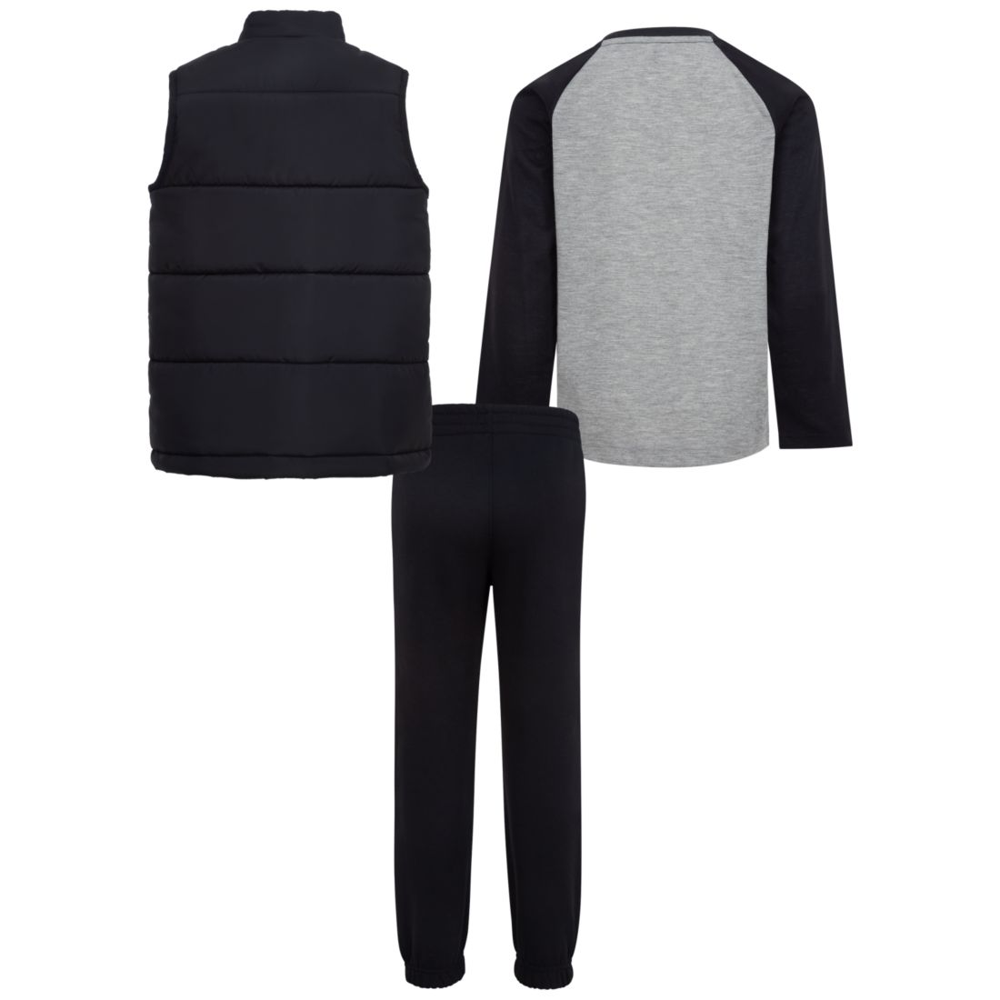 Nike Little Boys 3-Piece Solid Vest, Long Sleeve T-shirt and Pants Set