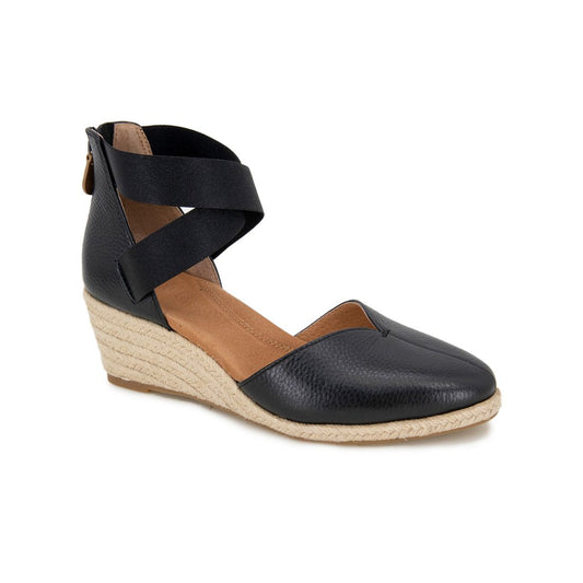 Gentle Souls Women's Orya Wedge Pointy Toe Espadrille Sandals