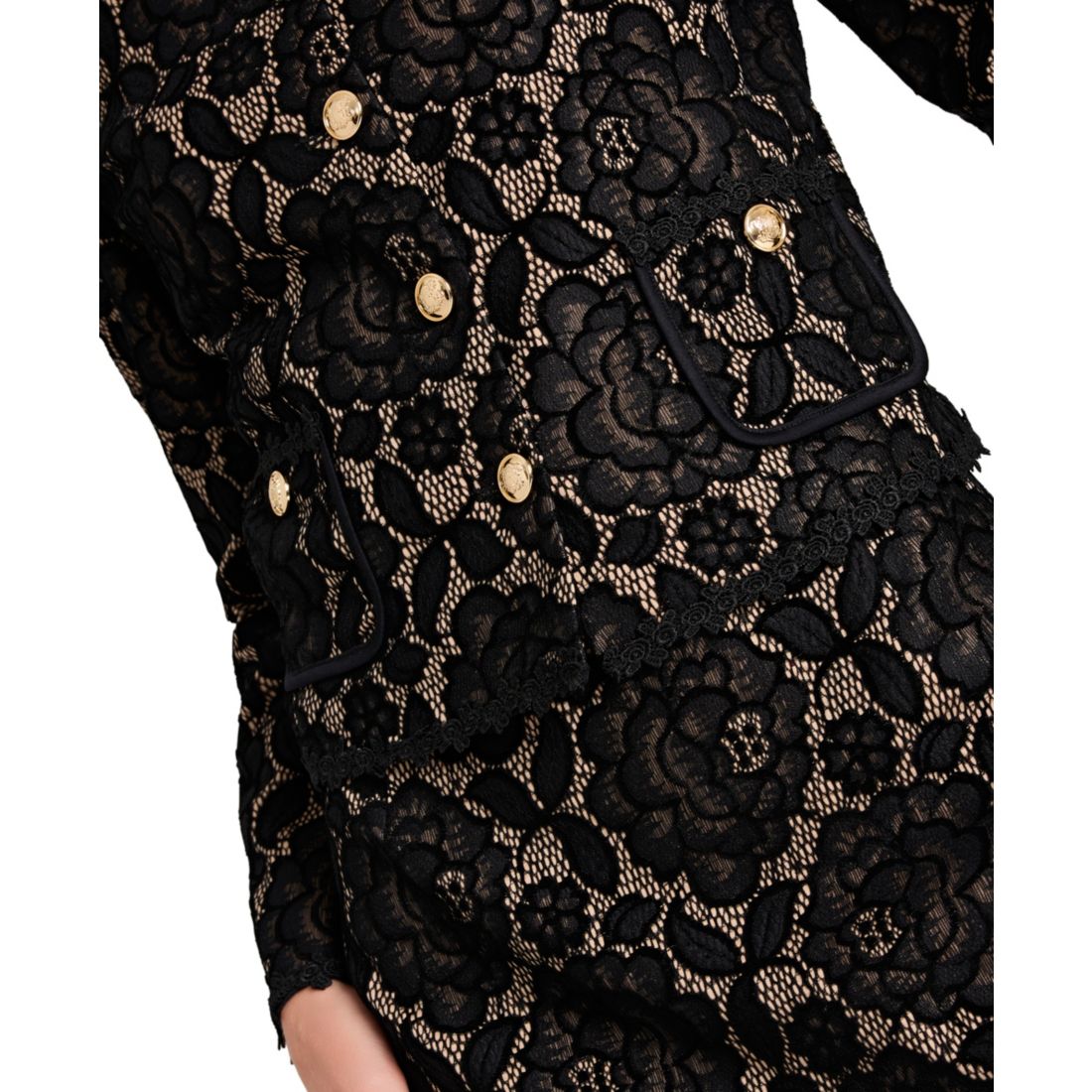 Tahari Asl Women's Bonded Lace Long-Sleeve Jacket