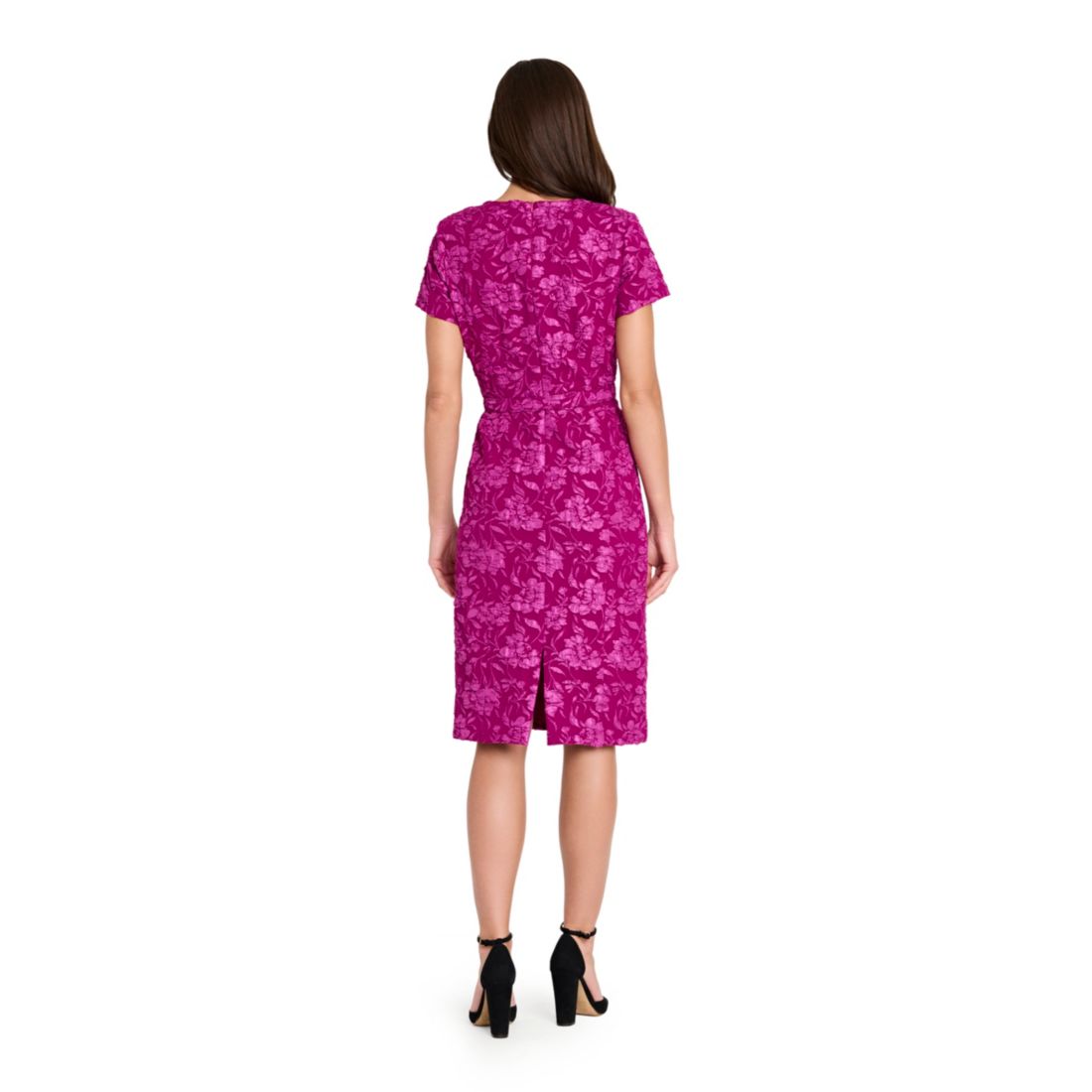 Tahari Asl Women's Puff Cap Short-Sleeve Sheath Dress