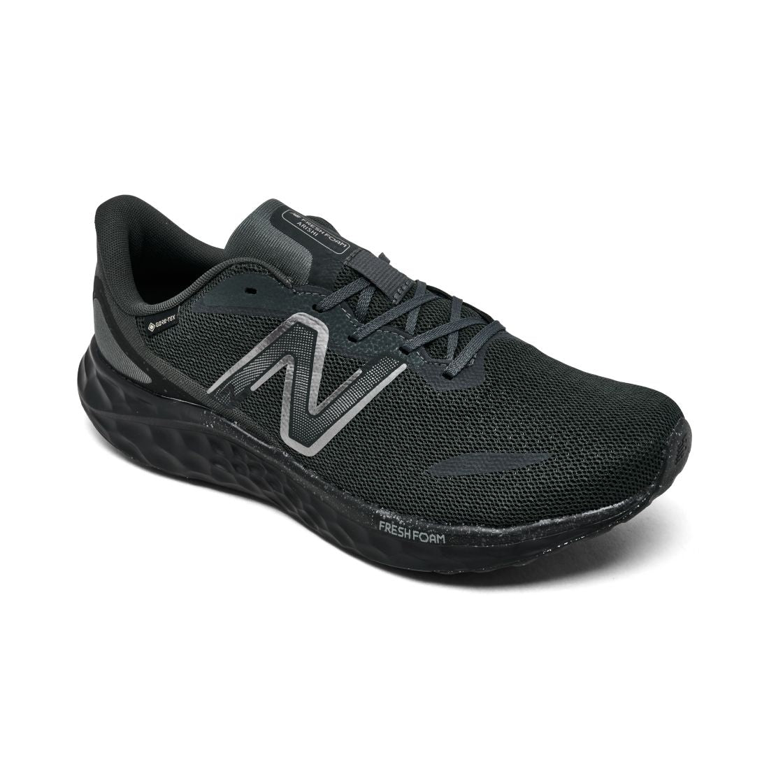 New Balance Men's Fresh Foam Arishi v4 Gore-Tex Running Sneakers from Finish Line - Black, Silver