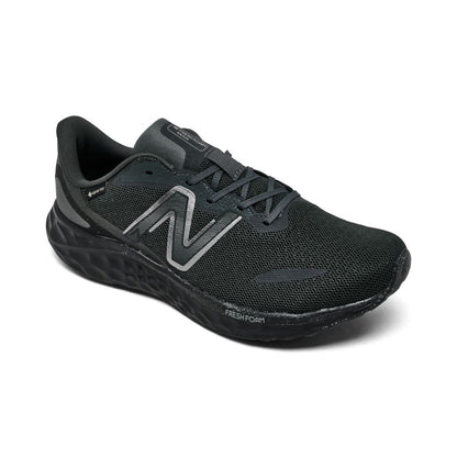 New Balance Men's Fresh Foam Arishi v4 Gore-Tex Running Sneakers from Finish Line - Black, Silver