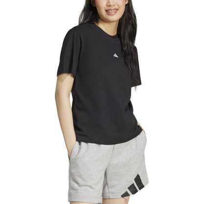 adidas Women's Short-Sleeve Cotton Crewneck Logo T-Shirt