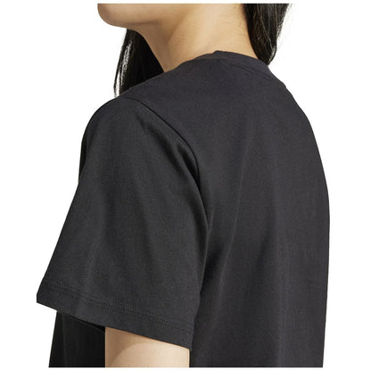 adidas Women's Short-Sleeve Cotton Crewneck Logo T-Shirt