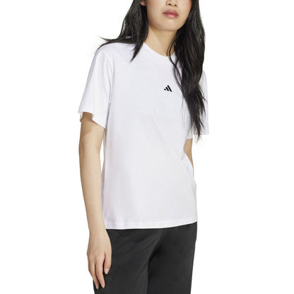 adidas Women's Short-Sleeve Cotton Crewneck Logo T-Shirt