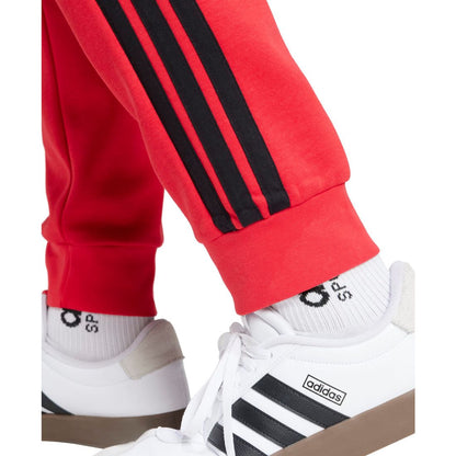 adidas Men's Essentials Regular-Fit 3-Stripes Fleece Joggers