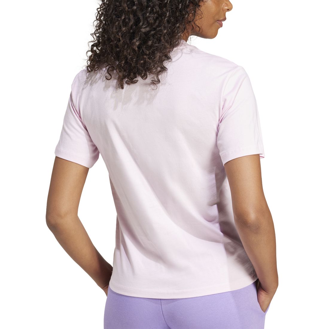 adidas Women's Short-Sleeve Cotton Crewneck Logo T-Shirt