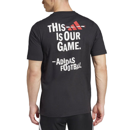 adidas Men's Regular-Fit Football Logo Graphic T-Shirt