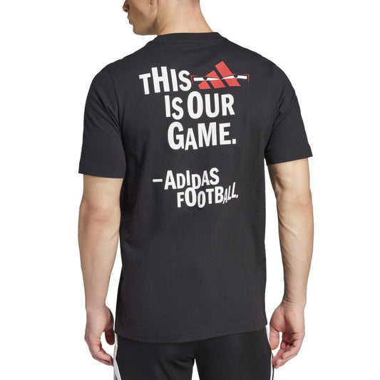 adidas Men's Regular-Fit Football Logo Graphic T-Shirt