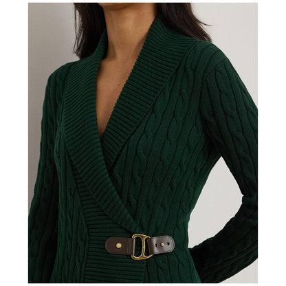 Lauren Ralph Lauren Women's Buckled Cotton Sweater
