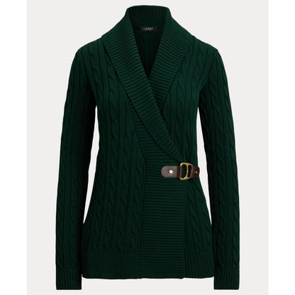 Lauren Ralph Lauren Women's Buckled Cotton Sweater