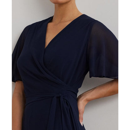 Lauren Ralph Lauren Women's Belted Georgette Dress
