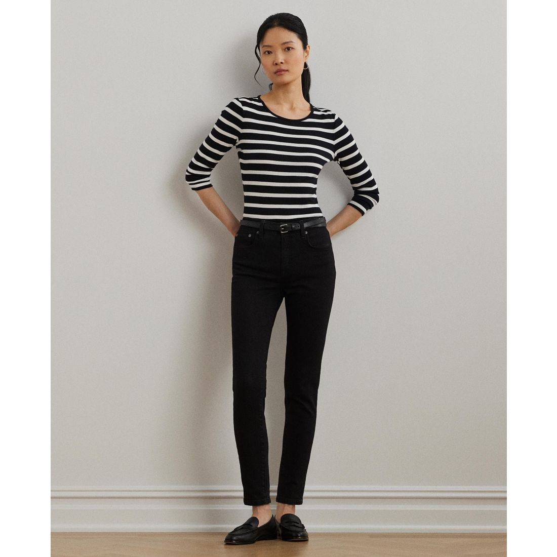 Lauren Ralph Lauren Long-Sleeve Stretch T-Shirt