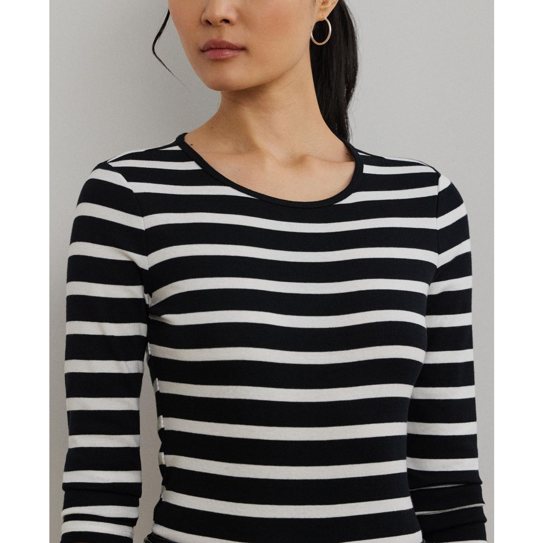 Lauren Ralph Lauren Long-Sleeve Stretch T-Shirt