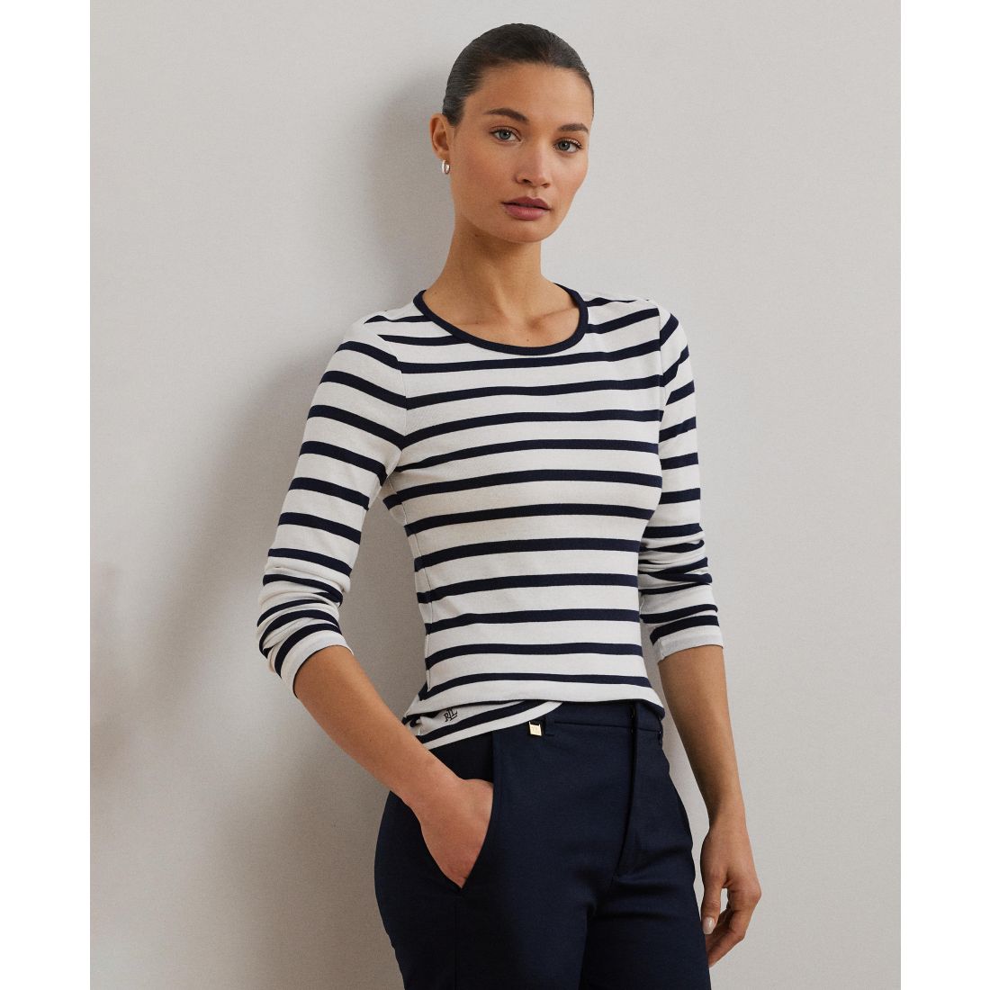 Lauren Ralph Lauren Long-Sleeve Stretch T-Shirt