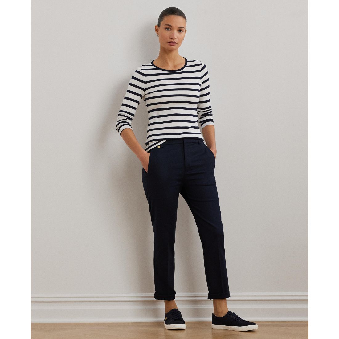 Lauren Ralph Lauren Long-Sleeve Stretch T-Shirt