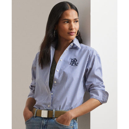 Lauren Ralph Lauren Women's Striped Long-Sleeve Shirt
