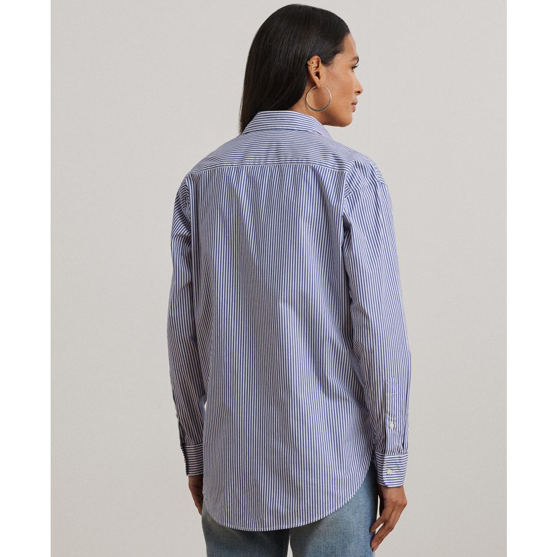Lauren Ralph Lauren Women's Striped Long-Sleeve Shirt