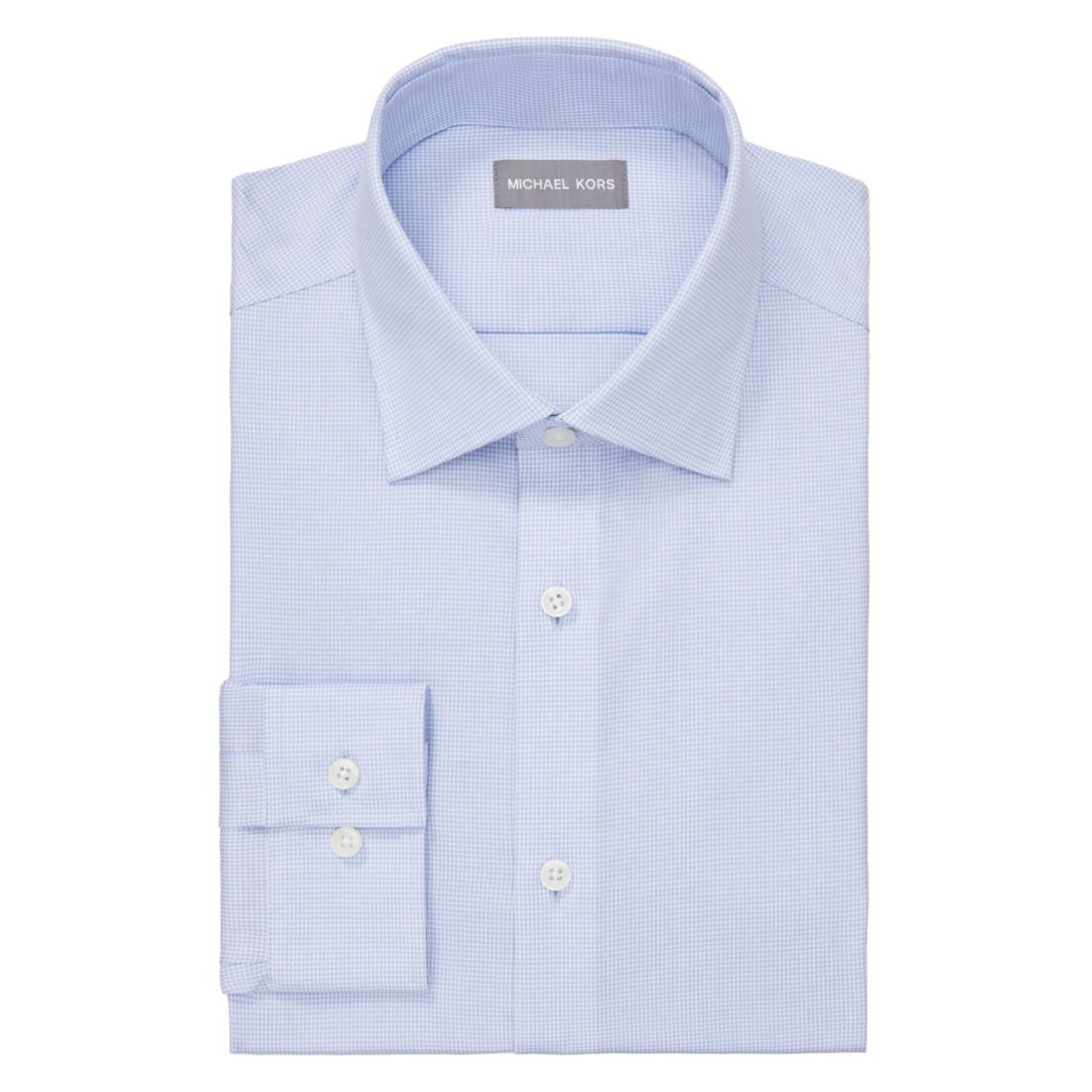 Michael Kors Men's Regular Fit Airsoft Stretch Ultra Wrinkle Free Dress Shirt