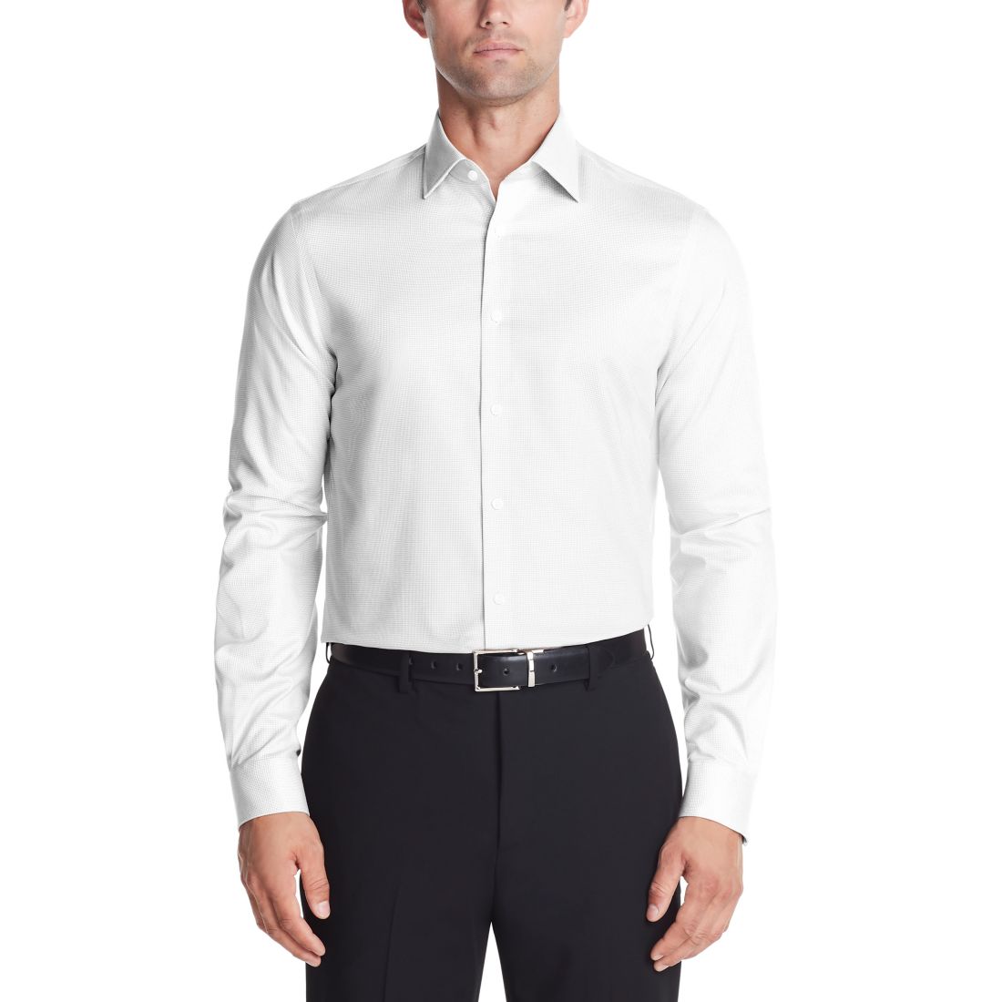 Michael Kors Men's Regular Fit Airsoft Stretch Ultra Wrinkle Free Dress Shirt
