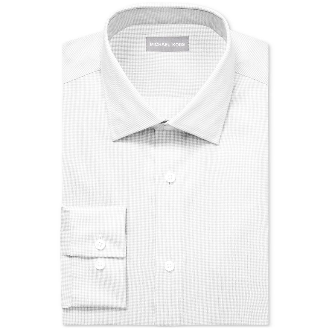 Michael Kors Men's Regular Fit Airsoft Stretch Ultra Wrinkle Free Dress Shirt