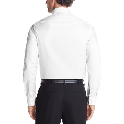 Michael Kors Men's Regular Fit Airsoft Stretch Ultra Wrinkle Free Dress Shirt