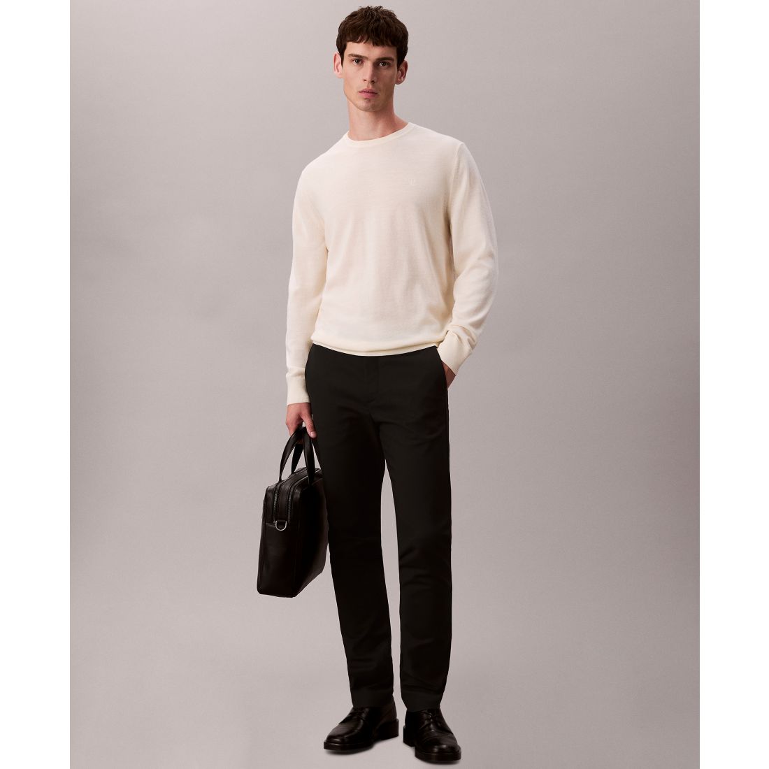 Calvin Klein Men's Slim Stretch Cotton Pants