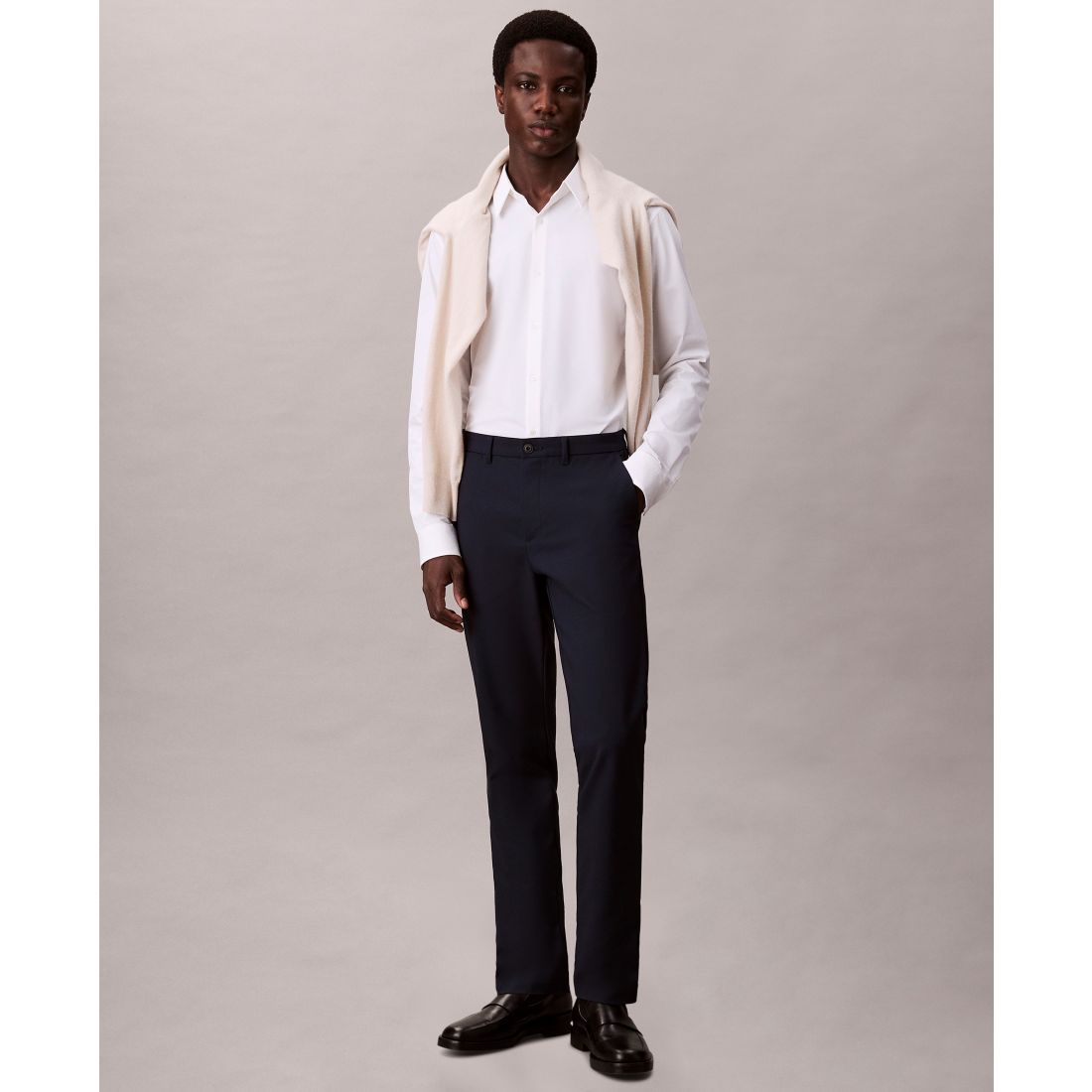 Calvin Klein Men's Slim Stretch Cotton Pants