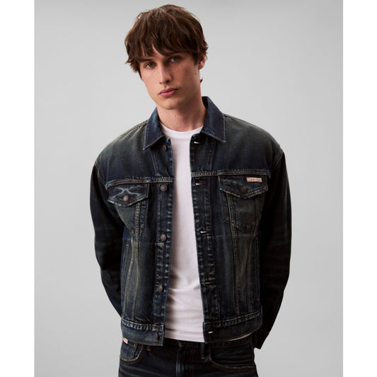 Calvin Klein Men's 90s Trucker Long Sleeve Jacket