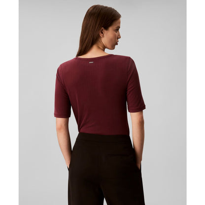 Calvin Klein Women's Scoop Neck Ribbed T-Shirt