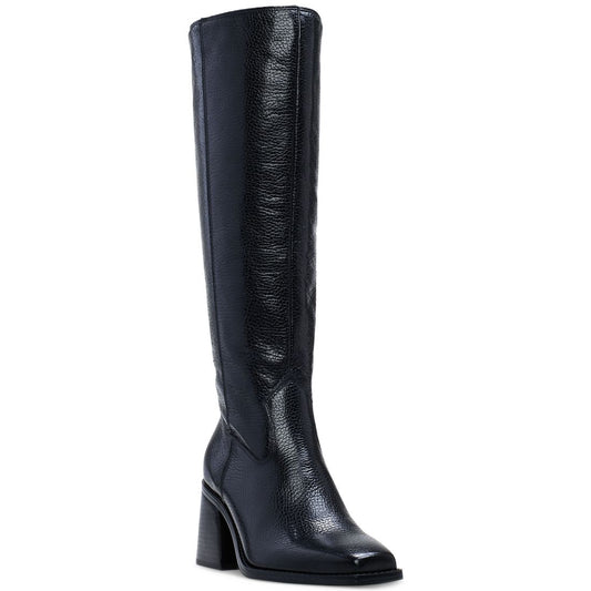 Vince Camuto Women's Sangeti Snip-Toe Block-Heel Knee-High Boots