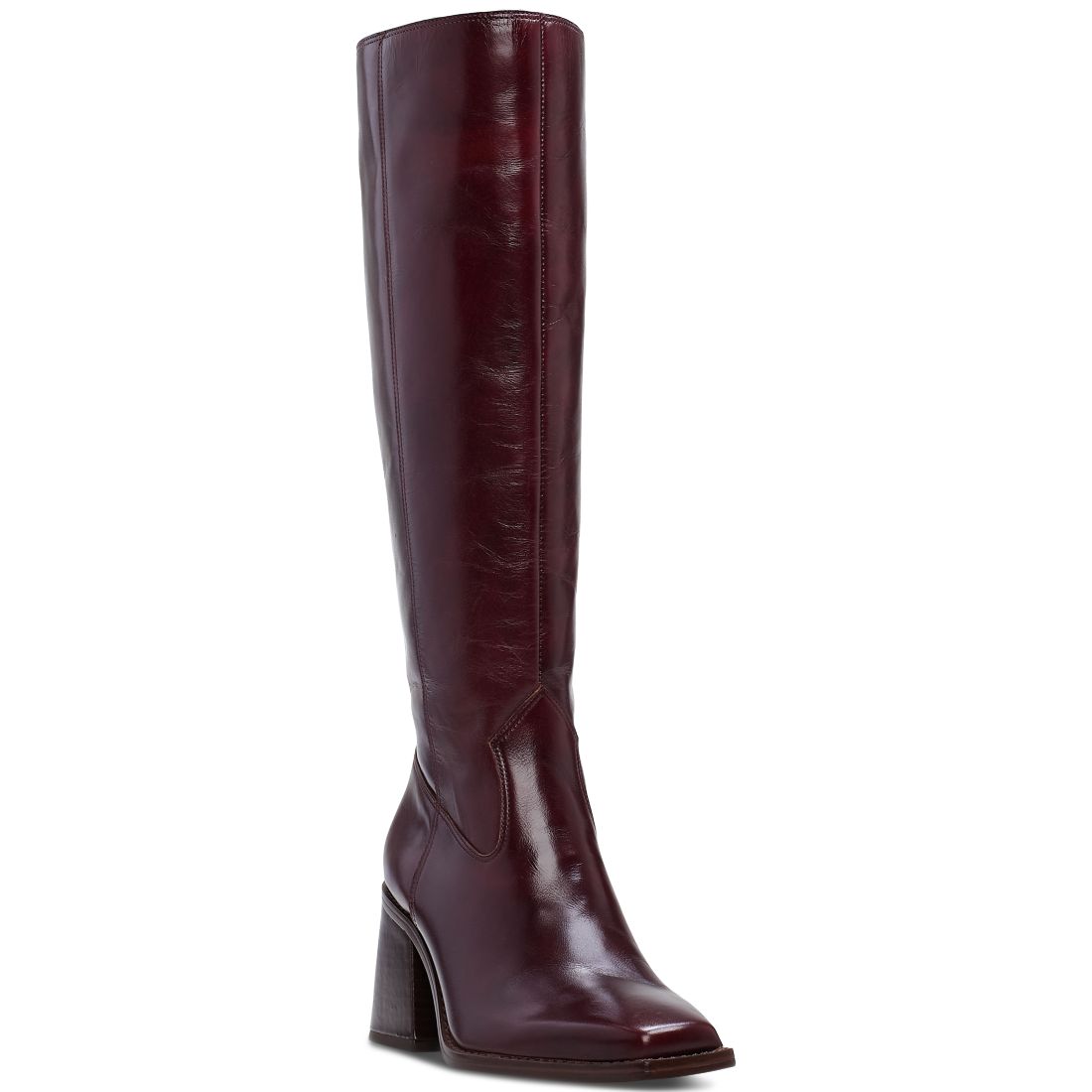 Vince Camuto Women's Sangeti Snip-Toe Block-Heel Knee-High Boots