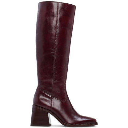 Vince Camuto Women's Sangeti Snip-Toe Block-Heel Knee-High Boots