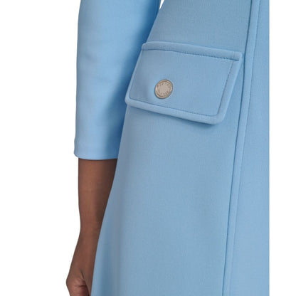 Tommy Hilfiger Women's Zip-Front Fit and Flare Dress