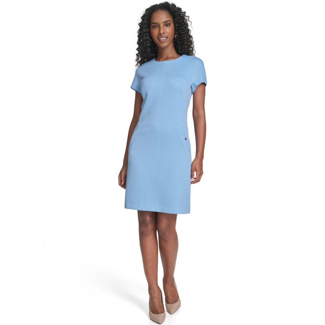Tommy Hilfiger Women's Crewneck A-Line Dress