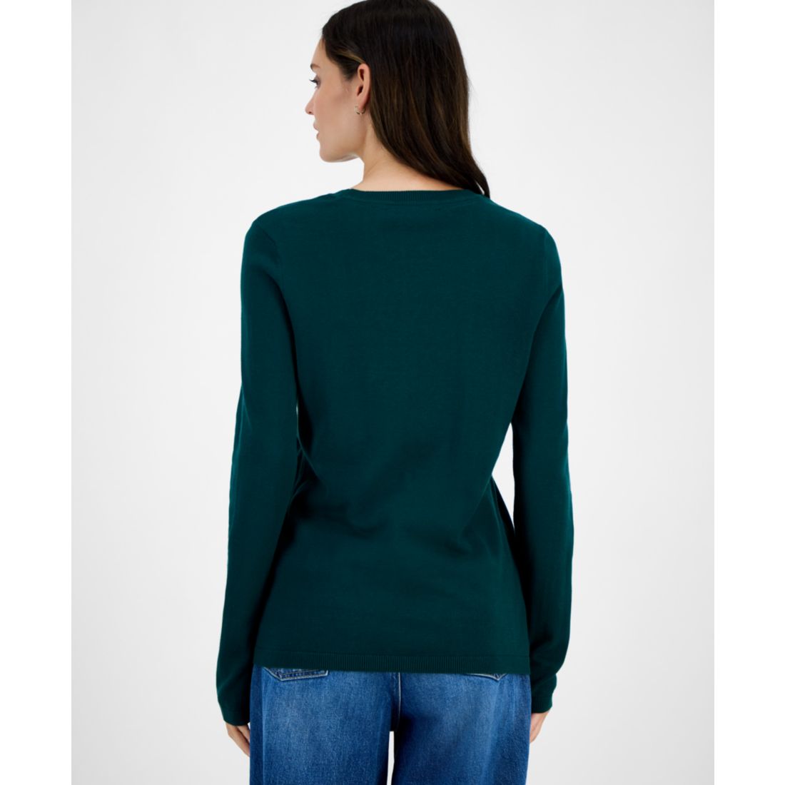 Tommy Hilfiger Women's Cotton Winter Fox Crewneck Sweater