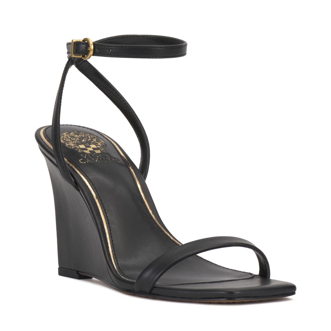 Vince Camuto Women's Ambee Square Toe Wedge Sandals
