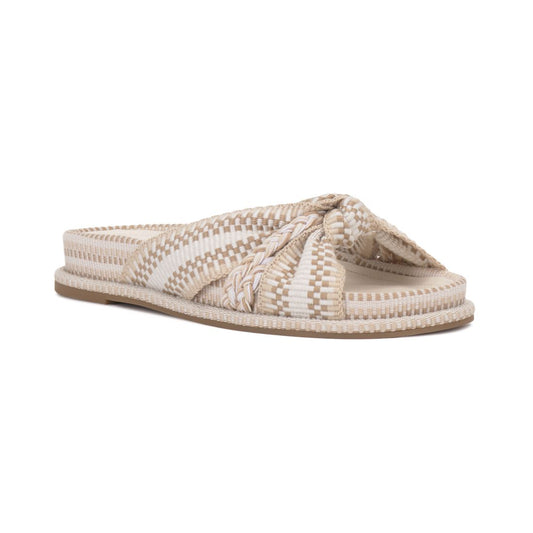 Vince Camuto Women's Gryffyn Knotted Footbed Round Toe Sandals