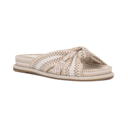 Vince Camuto Women's Gryffyn Knotted Footbed Round Toe Sandals