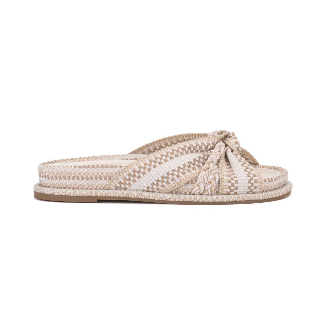 Vince Camuto Women's Gryffyn Knotted Footbed Round Toe Sandals