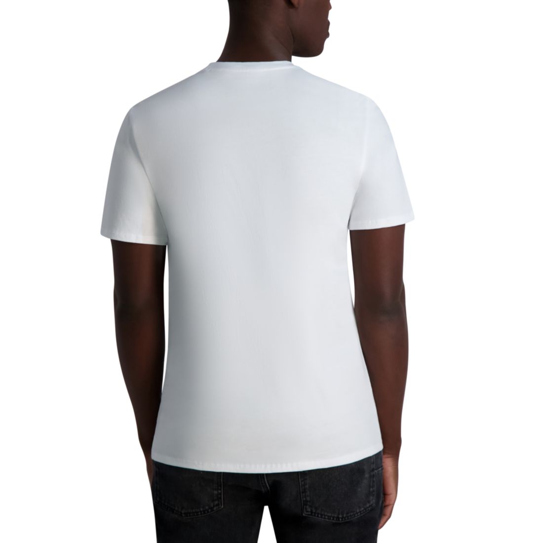 Karl Lagerfeld Paris Men's Short Sleeve Crewneck Logo T-Shirt