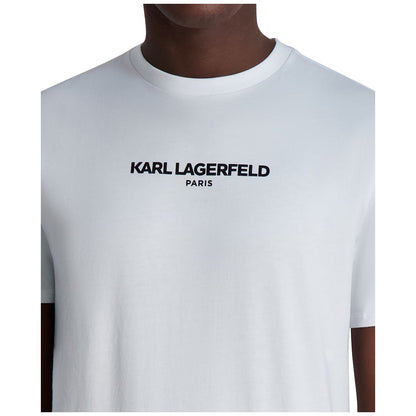 Karl Lagerfeld Paris Men's Short Sleeve Crewneck Logo T-Shirt