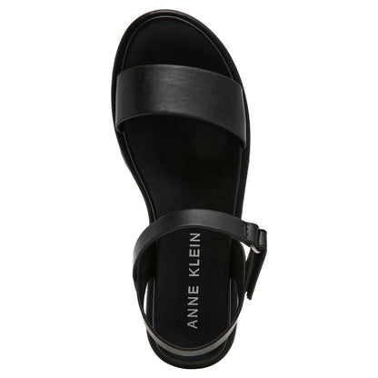 Anne Klein Women's Elani Round Toe Footbed Sandals