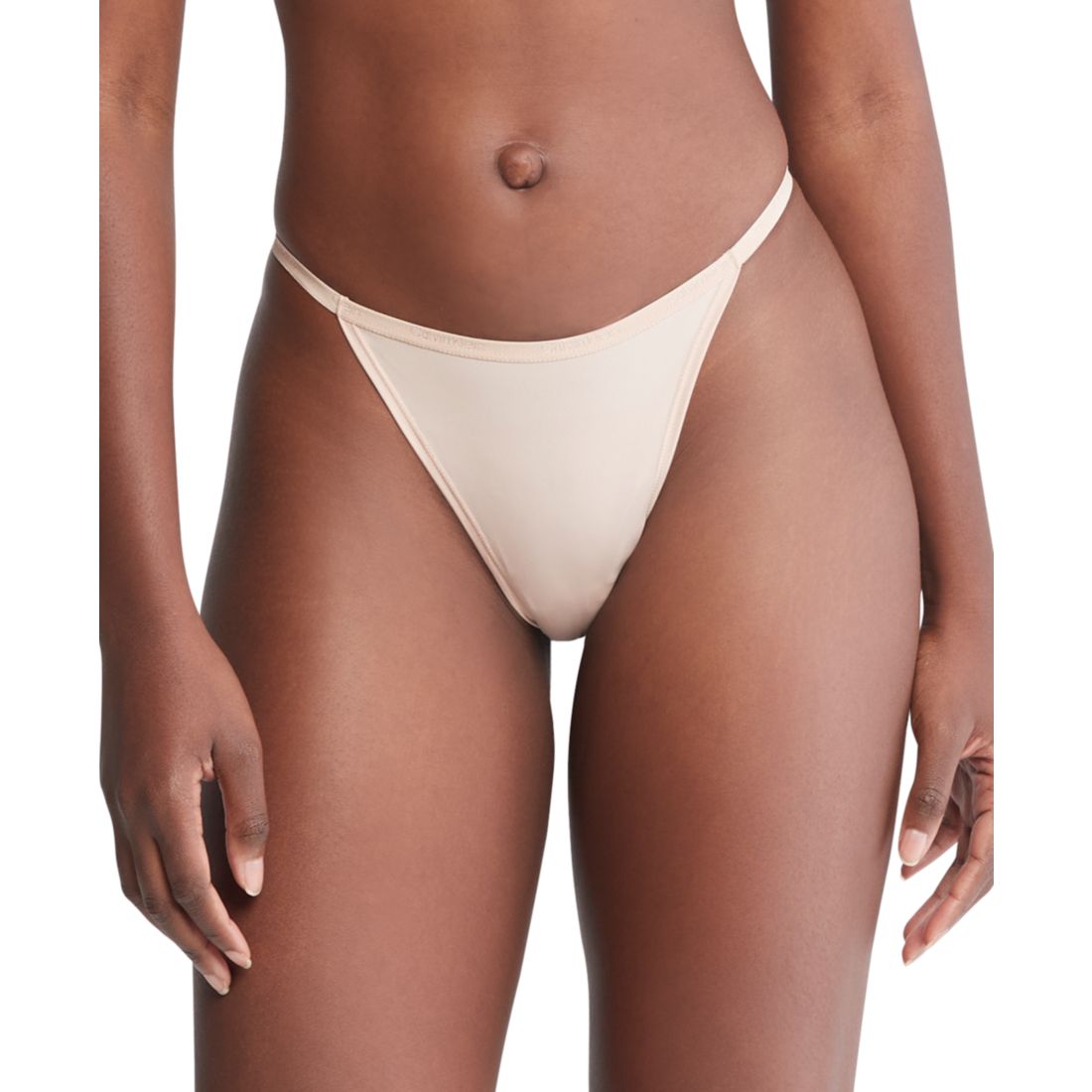 Calvin Klein Women's Ideal Micro String Thong Underwear QD5115