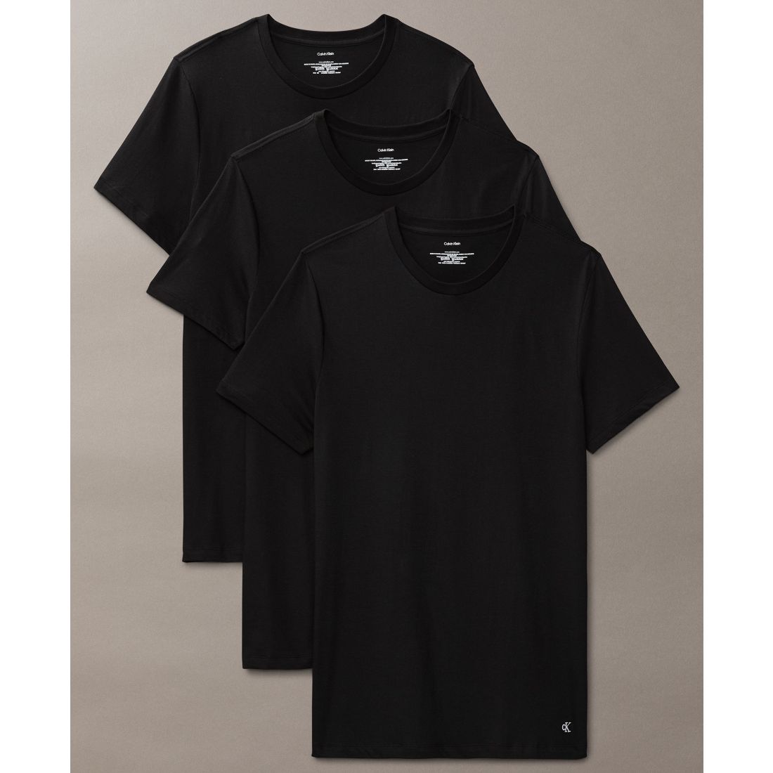 Calvin Klein Men's 3-Pack Cotton Classics Crewneck T-Shirts