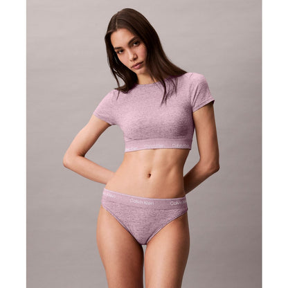 Calvin Klein Women's Icon T-Shirt Logo-Hem Bralette