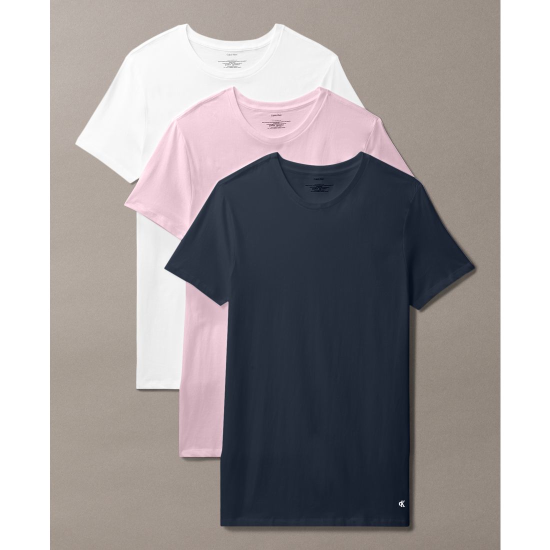 Calvin Klein Men's 3-Pack Cotton Classics Crewneck T-Shirts
