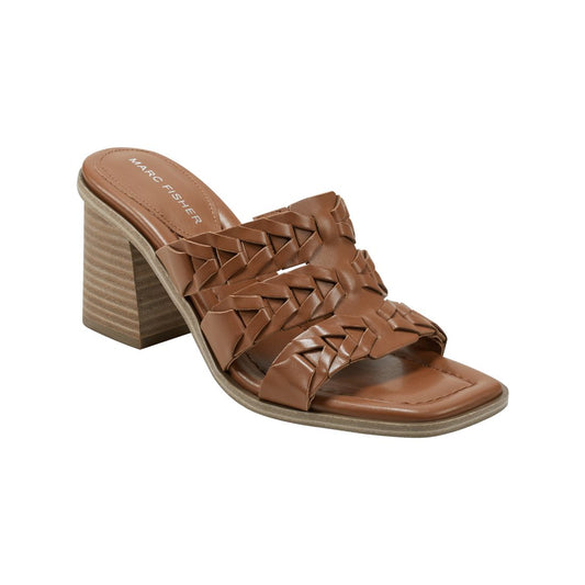 Marc Fisher Women's Melita Slip-on Block Heel Casual Sandals